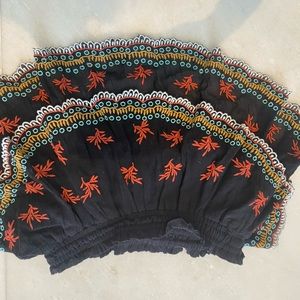 Free people strapless top